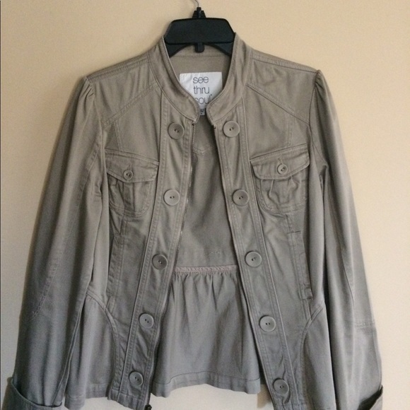 See Thru Soul Jackets & Blazers - See Thru Soul jacket See Thru Soul Jackets & Blazers - See Thru Soul jacket